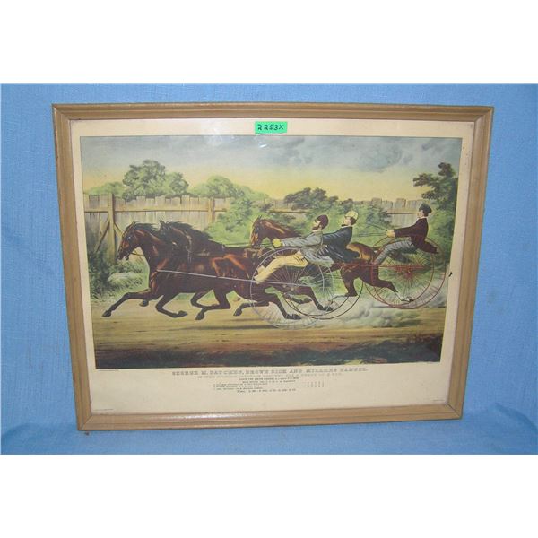 Currier and Ives early print: