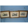 Group of antique horse prints circa 1860s to 1870s