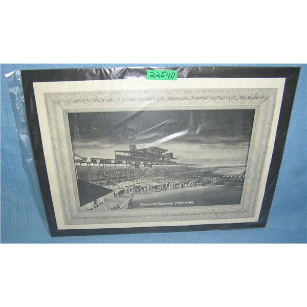 Early Roosevelt Raceway photographic print