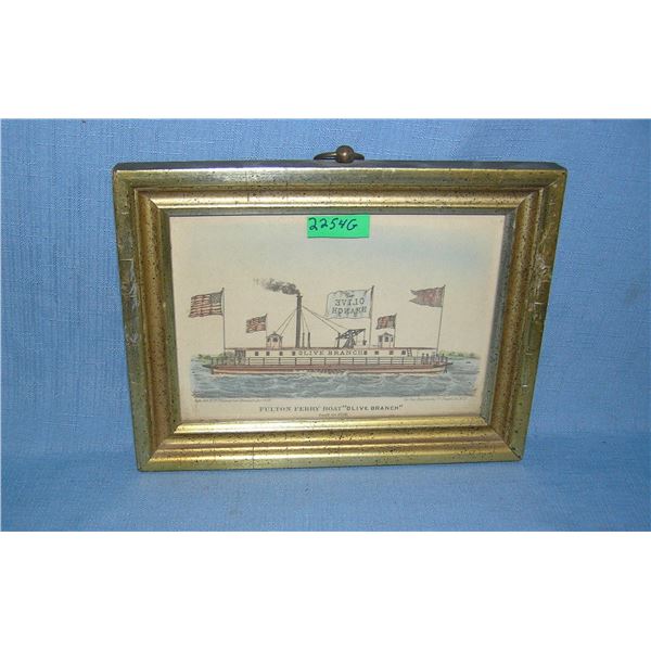 Fulton Ferry Boat the Olive Branch circa 1850s