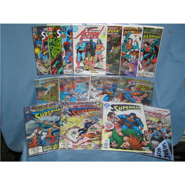 Collection of vintage Superman and related Comic Books