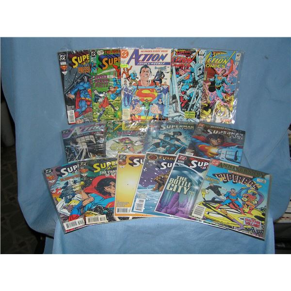 Collection of vintage Superman and related Comic Books
