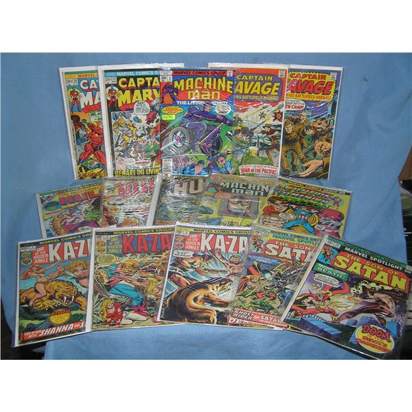 Group of early Marvel Superhero Comic Books