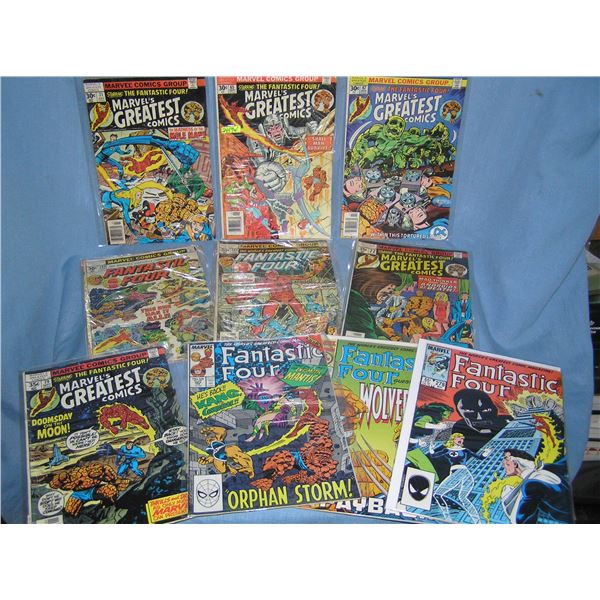 Group of vintage Fanastic 4 Comics