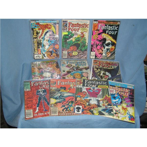 Group of vintage Fanastic 4 Comics