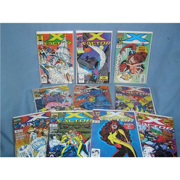 Group of vintage X Factor Comic Books