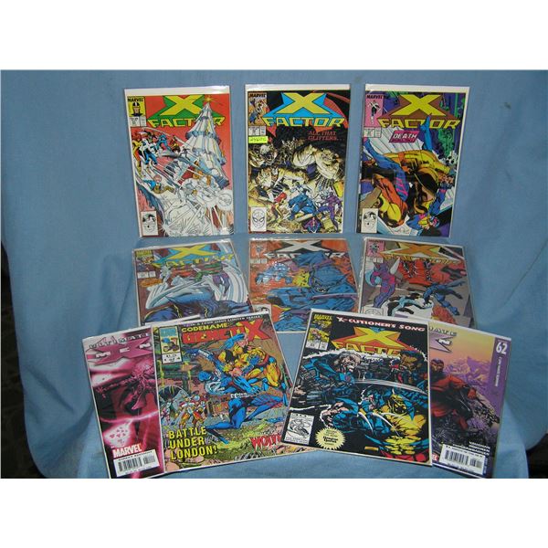 Group of vintage X Factor Comic Books
