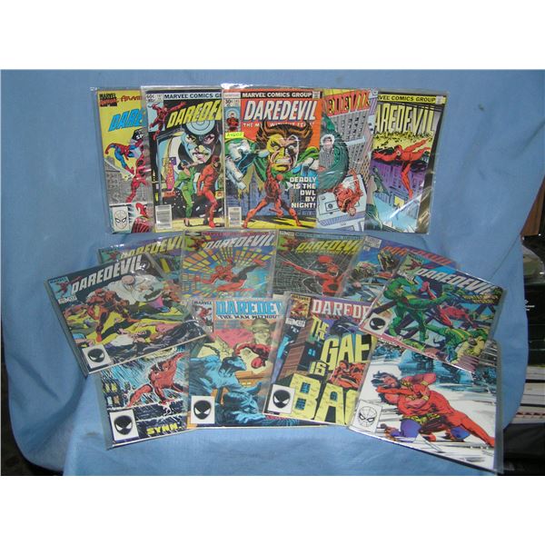Collection of vintage Dare Devil Comic Books