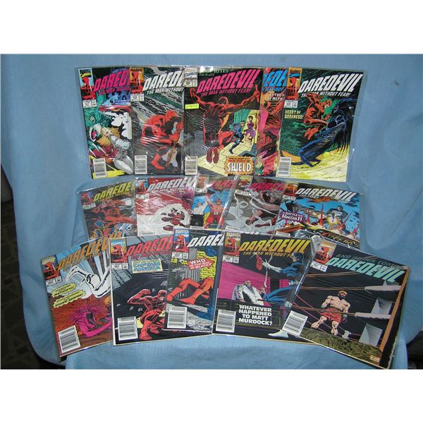Collection of vintage Dare Devil Comic Books