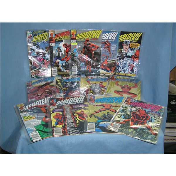 Collection of vintage Dare Devil Comic Books