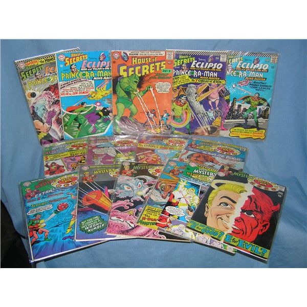 Large collection of early DC comic books