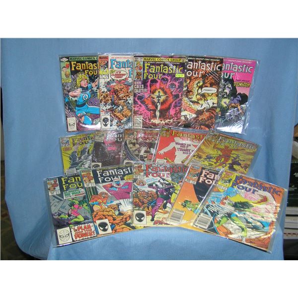 Large collection of vintage Fantastic 4 Comic Books