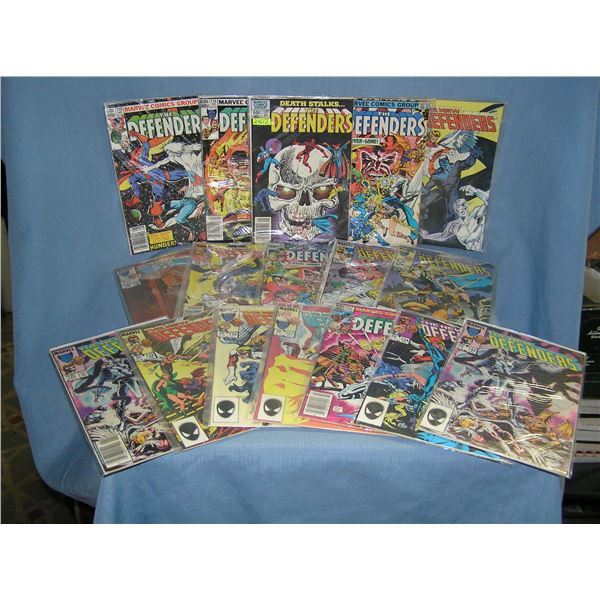 Large collection of vintage Marvel the Defenders Comic Books