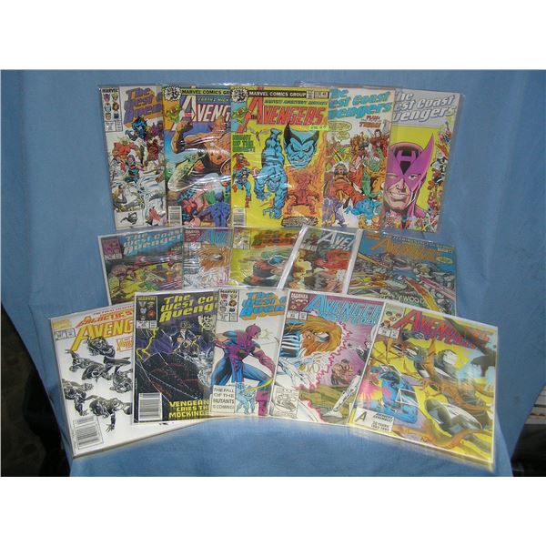 Large group of vintage Avengers Comic Books