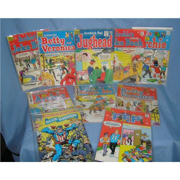 Collection of early Archie and related comic books