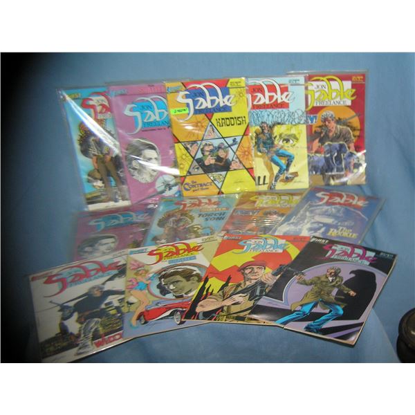 Large collection of vintage Jon Sable comic books