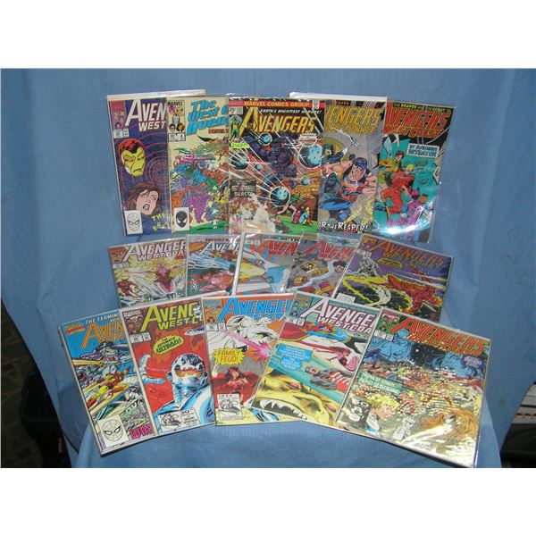 Large group of vintage Avengers Comic Books