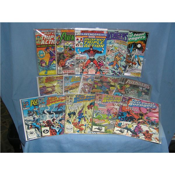 Large group of vintage Avengers Comic Books