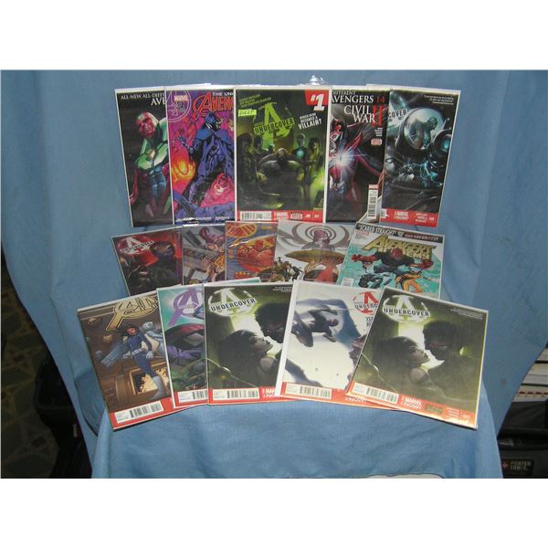 Large group of vintage Modern era. Avengers and related Comic Books
