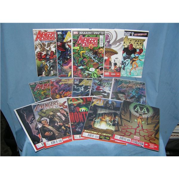 Large group of vintage Modern era. Avengers and related Comic Books