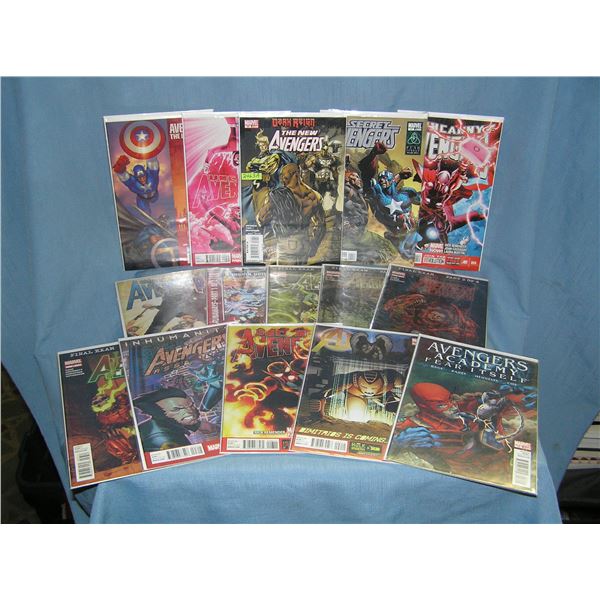 Large group of vintage Modern era. Avengers and related Comic Books