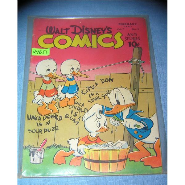 Disney comics and stories 10 cent comic book