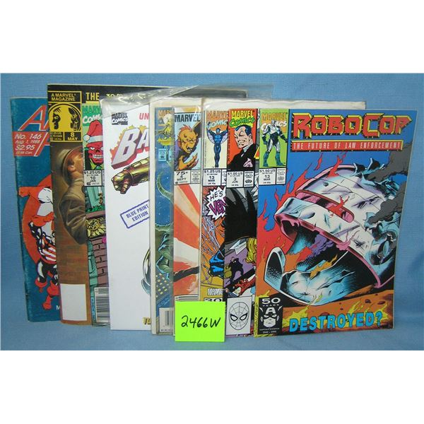 Group of vintage Marvel comic books