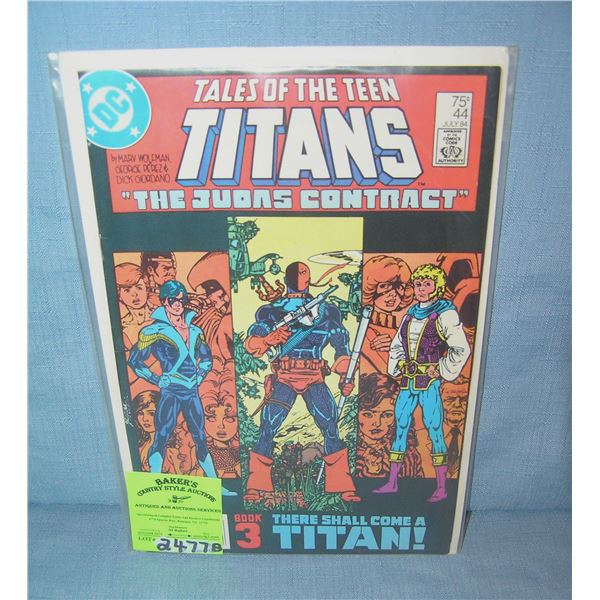 Tales of New Teen Titans the Judas contract number 44 comic book