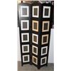 Image 1 : 3 PANEL PICTURE FRAME ROOM DIVIDER