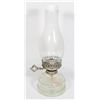 Image 2 : VINTAGE COAL OIL LAMP WITH CHIMNEY