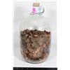 Image 1 : LARGE JAR OF PENNIES