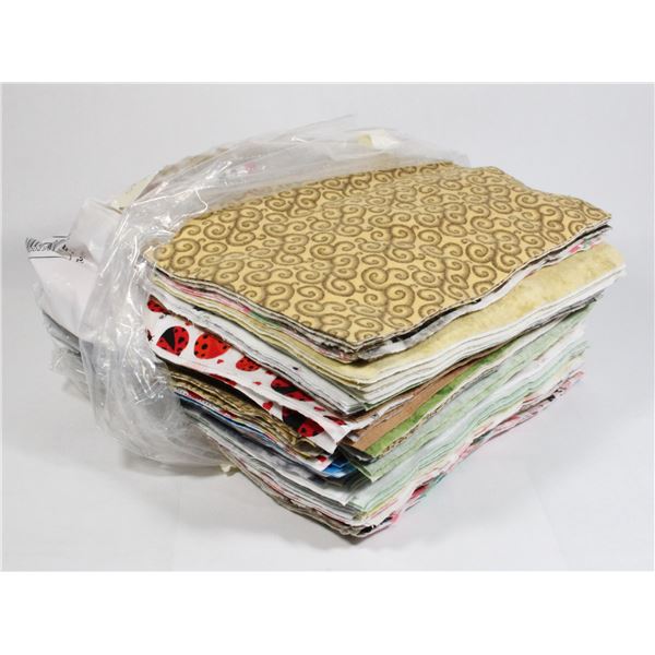 OVER 100 10" X 10" FLANNEL SQUARES
