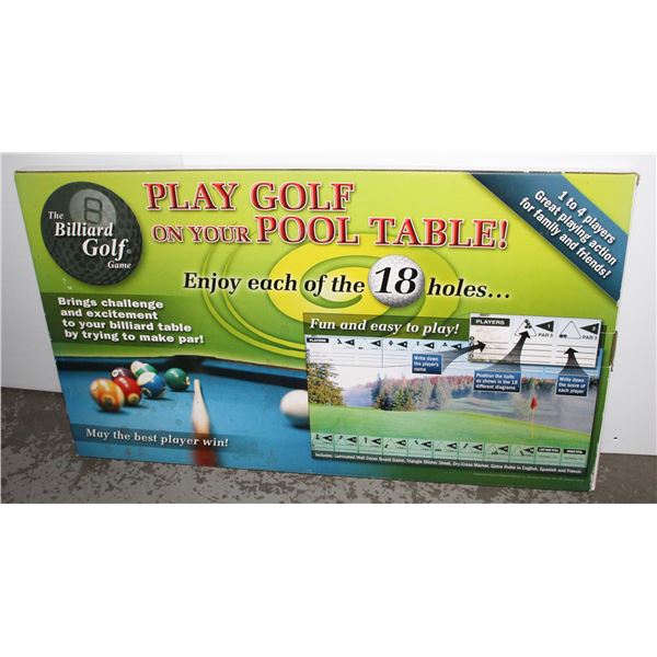 THE BILLIARD GOLF GAME