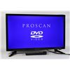 Image 1 : 24" PROSCAN LED HDTV WITH BUILT IN DVD PLAYER