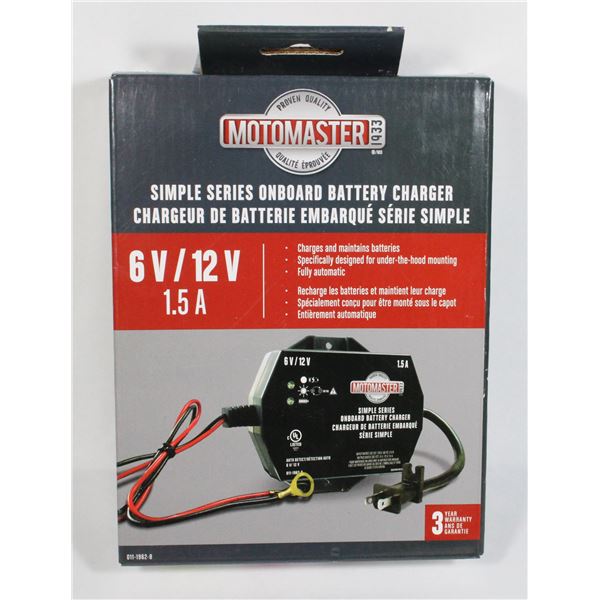 MOTOMASTER 6V/ 12V SIMPLE SERIES ONBOARD