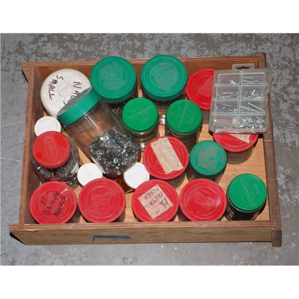 LARGE LOT OF FASTENERS MISC. TYPES