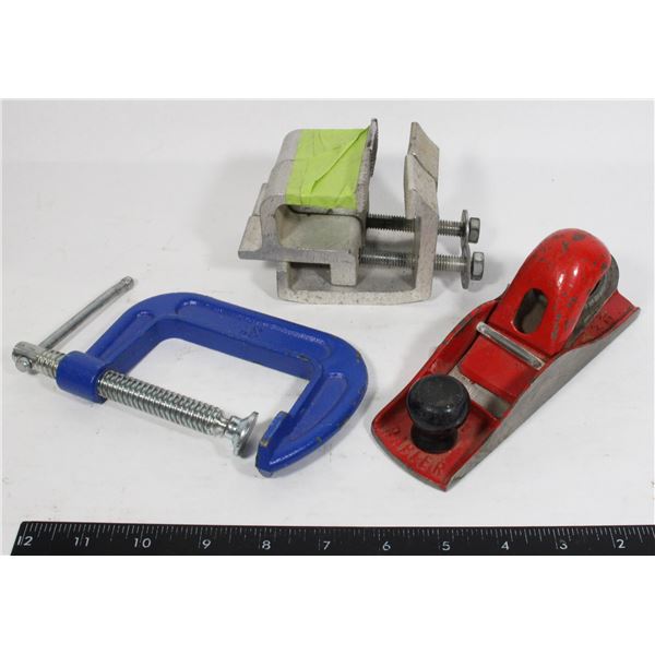 3 CLAMPS AND A PLAINER