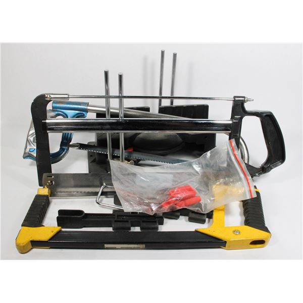 JOBMATE MITER SAW WITH 3 OTHER SAWS