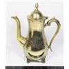 Image 1 : BRASS TEA KETTLE E.P.N.S ENGRAVED