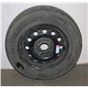 Image 1 : MOTOMASTER 185/70R14 TIRE ON 4 BOLT RIM