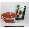 Image 1 : NEW GROW BAG (5 GALLON) WITH PLANTER POT