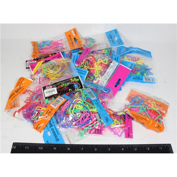 LARGE BAG OF GROOVY BANDS/FUN BANDS