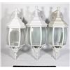 Image 1 : LOT OF THREE OUTDOOR LIGHT FIXTURES