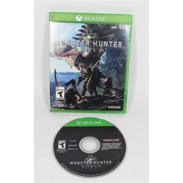 XBOX ONE MONSTER HUNTER WORLD