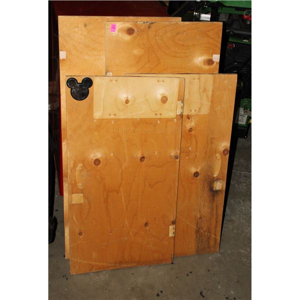 HOME BUILT CUPBOARD DOORS