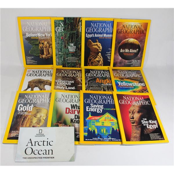 NATIONAL GEOGRAPHIC 2009 FULL DECADE INC. MAPS