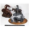 Image 1 : VINTAGE 3 PIECES HORSE FIGURES