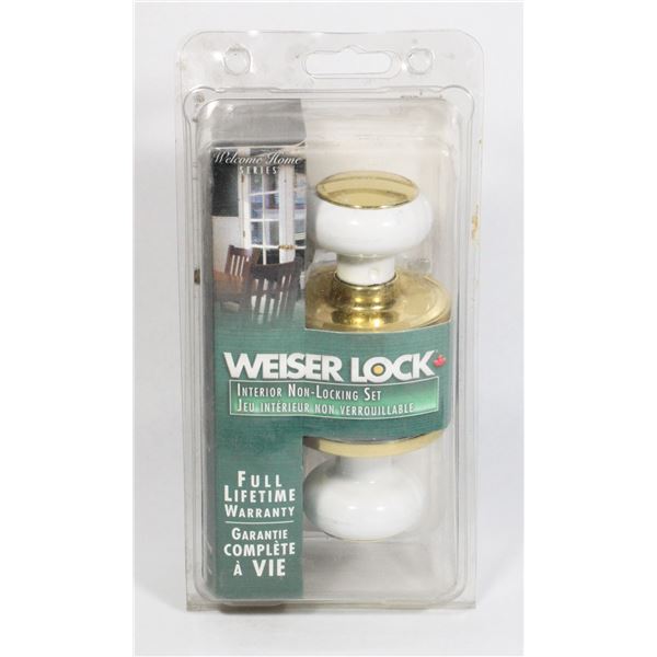 WEISER LOCK NON-LOCKING SET