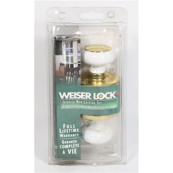WEISER LOCK NON-LOCKING SET