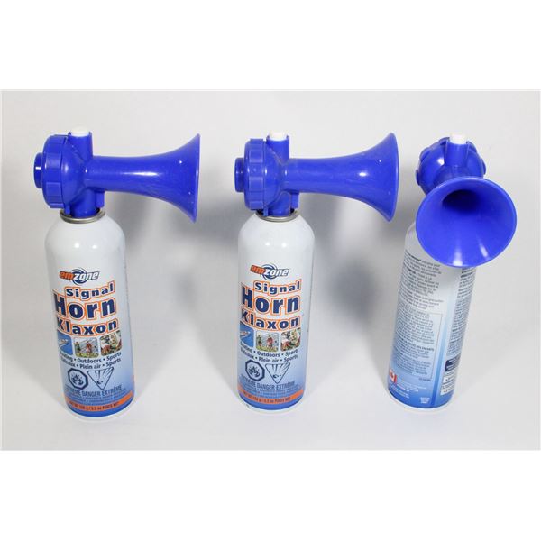 SIGNAL HORN KLAXON LOT OF 3